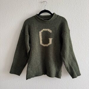 Harry Potter Universal Studios “G” Weasley Jumper Sweater, Wool/Silk, medium